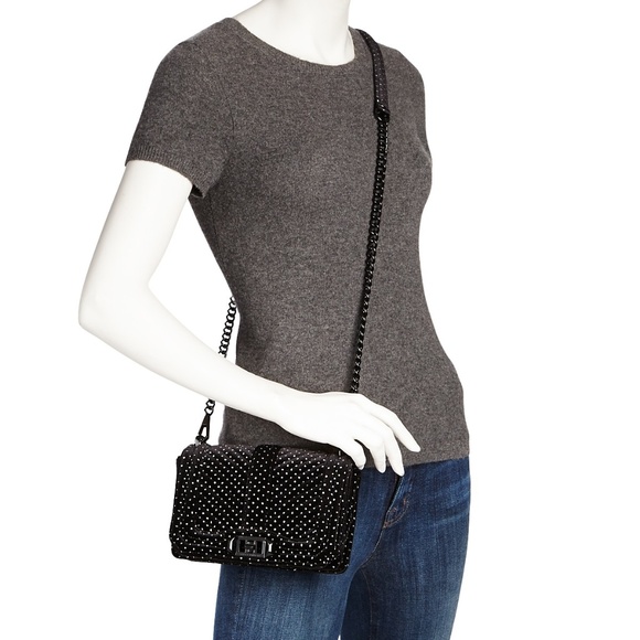 Rebecca Minkoff Love Small Velvet Crossbody - Picture 4 of 8